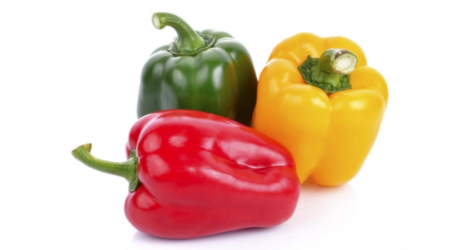 Types of Capsicum: Red, Green, Yellow Colors