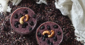 black rice kheer