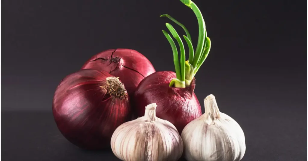 garlic and onions
